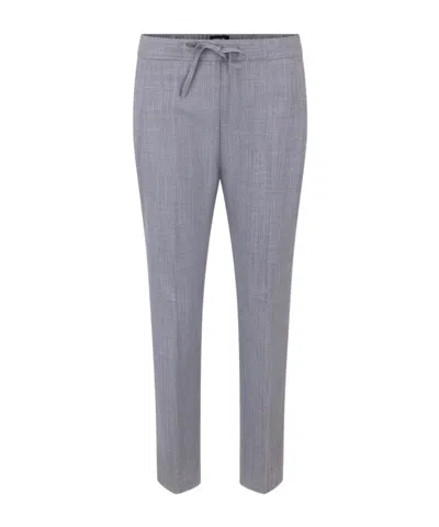Fabiana Filippi Straight Leg Pleated Jogging Trousers In Gray
