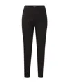 Fabiana Filippi Slim Trousers In Technical Cotton In Black