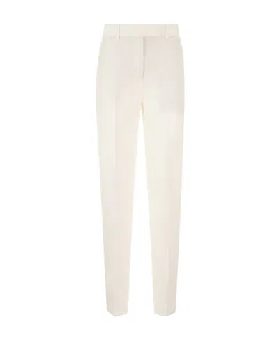 Fabiana Filippi Straight Leg Tailored Trousers In White