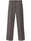 Fabiana Filippi Straight-leg Trousers In Grau