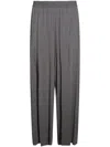 Fabiana Filippi Relaxed Fit Pleated Trousers Full Length In Gray