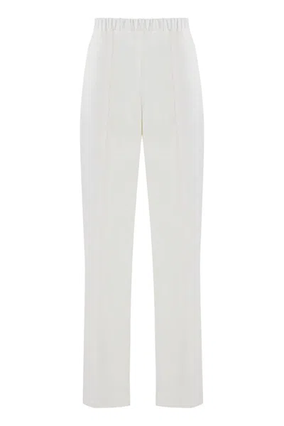 Fabiana Filippi Straight-leg Trousers In White