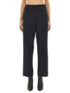 Fabiana Filippi Tailored Black Trousers With Straight Leg