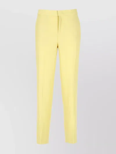 FABIANA FILIPPI STRAIGHT WOOL TROUSERS BELT LOOPS