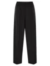 Fabiana Filippi Relaxed Fit Straight Trousers In Black