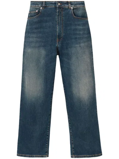 Fabiana Filippi Stretch-cotton Straight-leg Jeans In Blue