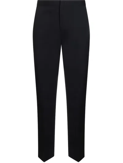 Fabiana Filippi Stretch-cotton Trousers In Blue