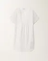 Fabiana Filippi Stretch Poplin Dress In Optical White