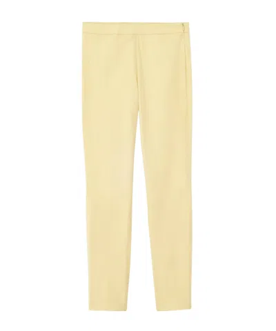 Fabiana Filippi Stretch Poplin Trousers In Nude