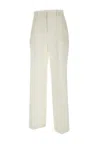 Fabiana Filippi Virgin Wool Pants In White
