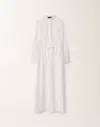 Fabiana Filippi Striped Poplin Shirt Dress In White
