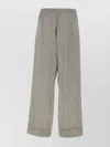 Fabiana Filippi Vertical Stripe Wide-leg Trousers In Gray