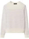 Fabiana Filippi Striped Sweater In White