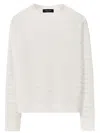 Fabiana Filippi Striped Sweater In White
