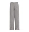 Fabiana Filippi Striped Trousers In Grey