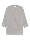 Fabiana Filippi Striped Tunic In Black