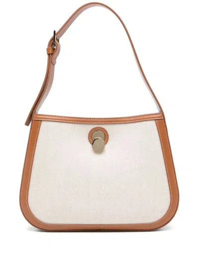 Fabiana Filippi Structured Canvas Shoulder Bag