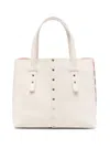 Fabiana Filippi Structured Shoulder Bag With Decorative Studs In Multi