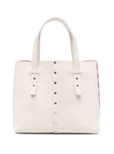 Fabiana Filippi Structured Shoulder Bag With Decorative Studs In Multi