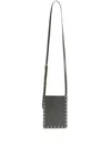 Fabiana Filippi Stud-embellished Crossbody Bag In Green