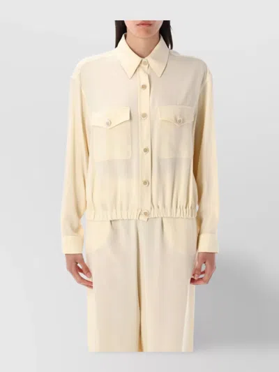 FABIANA FILIPPI STUDDED COLLAR BOMBER JACKET
