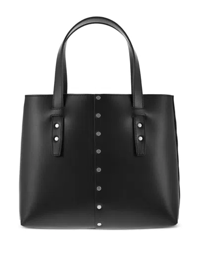 Fabiana Filippi Valentino Garavani Vlogo Leather Wallet In Black