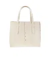 Fabiana Filippi Studded Tote Bag In White