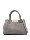 Fabiana Filippi Suede Leather Handbag