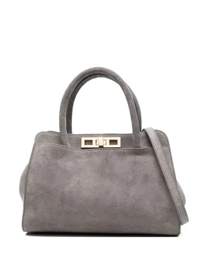 Fabiana Filippi Suede Leather Handbag