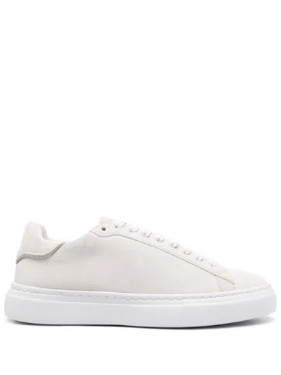 Fabiana Filippi Suede Sneakers With Classic Lace-up Design