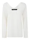 Fabiana Filippi V Neck Sweater In White
