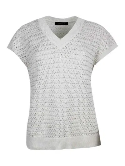 Fabiana Filippi Sweater White In Blanco
