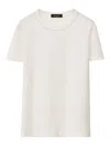 Fabiana Filippi Crew Neck Tee In White