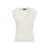 Fabiana Filippi Women's Virgin Wool Vest In Beige