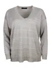 Fabiana Filippi Sweater In Beige