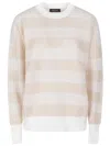 Fabiana Filippi Sweater In Beige