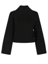 Fabiana Filippi Turtle Neck Sweater In Black