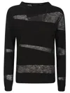 Fabiana Filippi Round Neck Sweater In Black