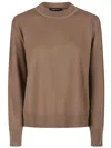Fabiana Filippi Sweaters Corteccia In Brown