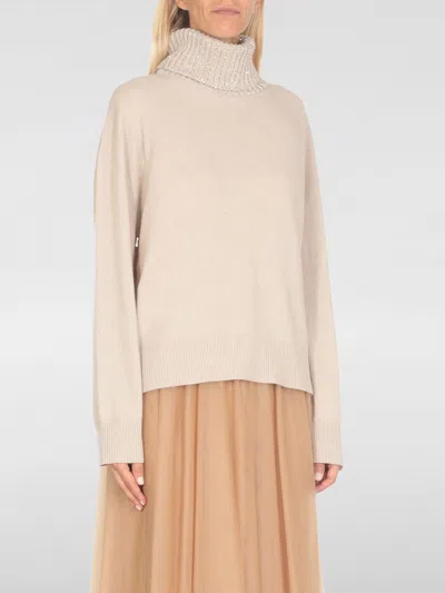 Fabiana Filippi Sweater  Woman Color Beige In Beige