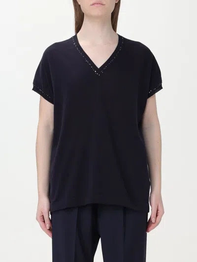 Fabiana Filippi Sweater  Woman Color Blue In Blue