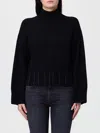Fabiana Filippi Sweater  Woman Color Blue In Black