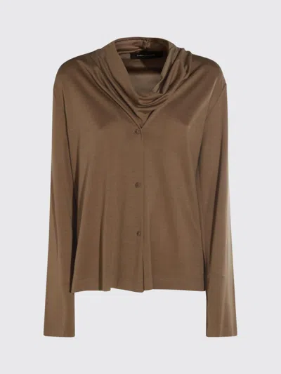 FABIANA FILIPPI SWEATER FABIANA FILIPPI WOMAN COLOR BROWN,H37892032
