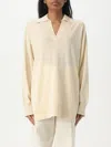 Fabiana Filippi Wool And Cotton Sweater In Cream