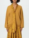 Fabiana Filippi Platinum Sweater In Gold