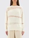 Fabiana Filippi Platinum And Mohair Knit In Neutral