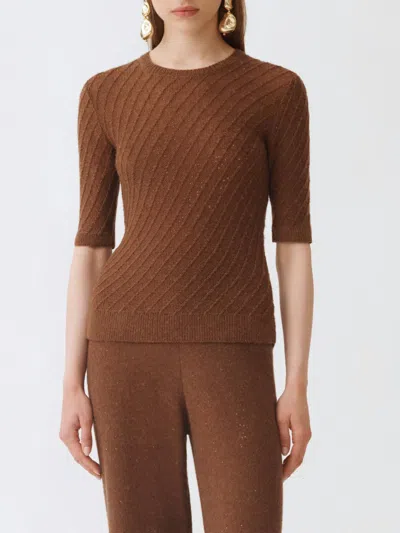 Fabiana Filippi Sweater  Woman Color Mahogany In Brown