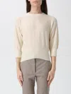 Fabiana Filippi Sweater  Woman Color Mastic In White