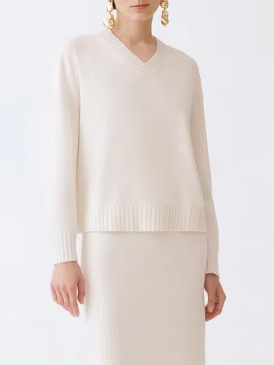 Fabiana Filippi Sweater  Woman Color Natural In White