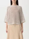Fabiana Filippi Open-knit Cotton Jumper In White